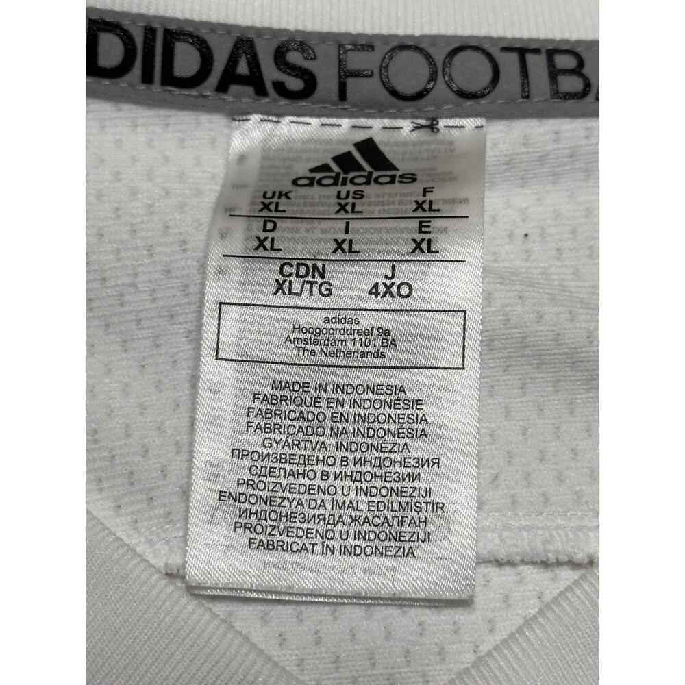 Nebraska Cornhuskers Adidas Football Jersey Mens XL White 7 Frost Ncaa *READ - Picture 5 of 12